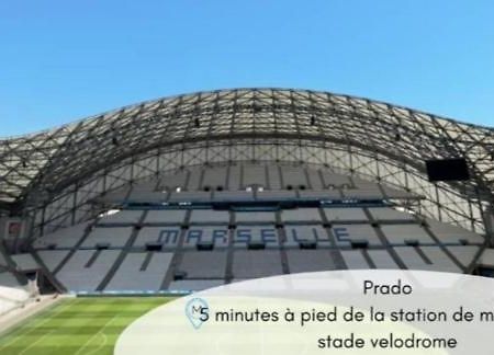 T4 Prado Velodrome Plage 3 Chambres Марсель Екстер'єр фото